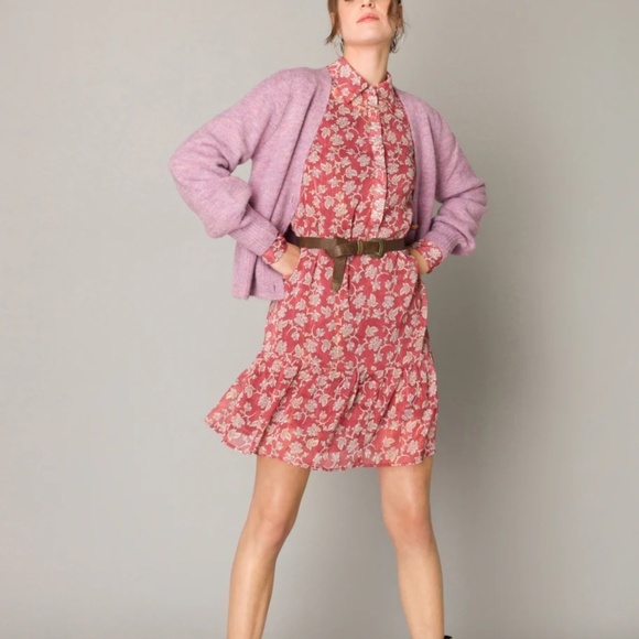 NWT Yest The Netherlands Omilya Violet Cardigan Gold Buttons Size 6 Preppy - Picture 16 of 16